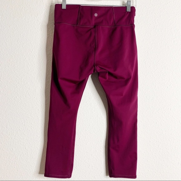 Athleta Contender Purple Legging With Stripes - Picture 14 of 14